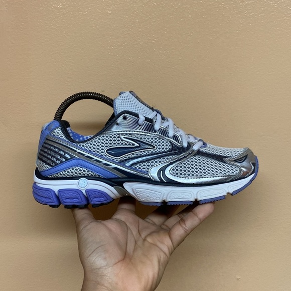 Brooks Ghost 3 Running Sneakers “Grey Purple White” - Picture 6 of 17